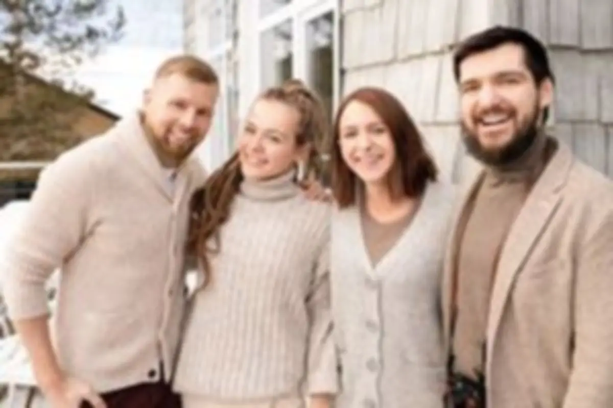 The same photo before enhancement: blurry and low resolution